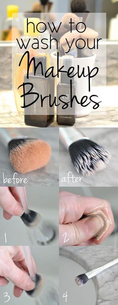 makeupbrushes-stepsforcleaning-brushes-