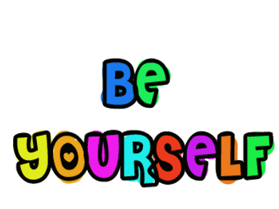 Inspirational-be-yourself-rainbow-graphic