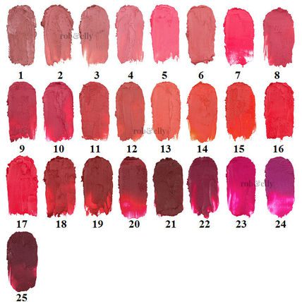 the 25 Rouge-Expert-Click Stick swatches