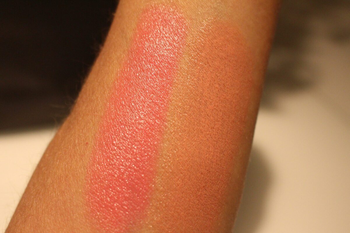 Swatch Counterpoint (left) and Ginger Spiked (right)