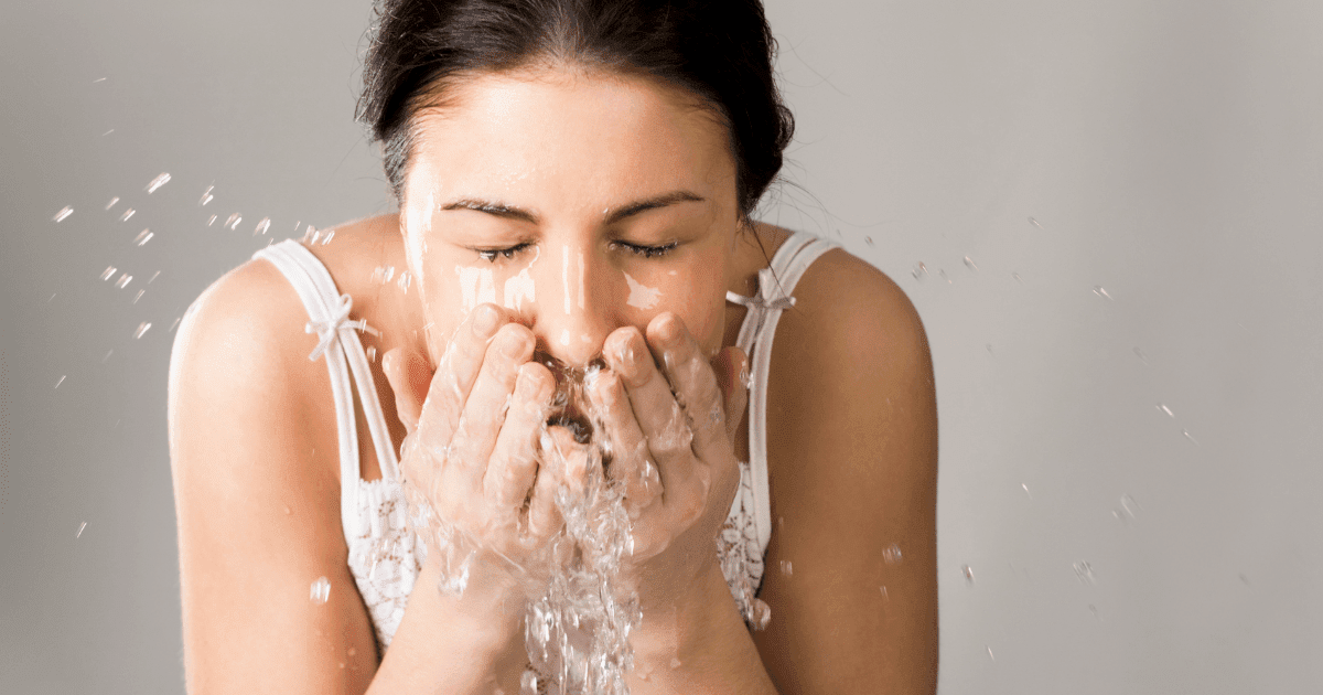 Splash mixture onto your skin