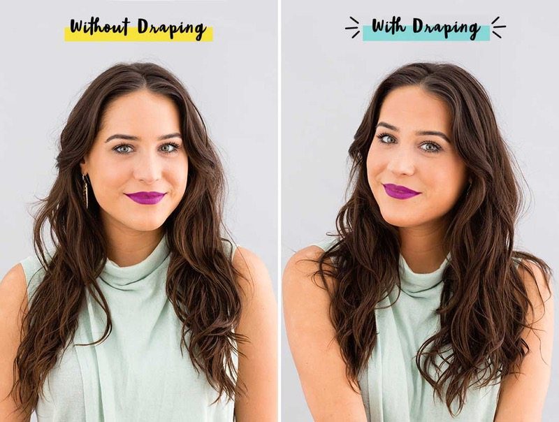 Draping-before-draping-photo-and-after-draping-photo