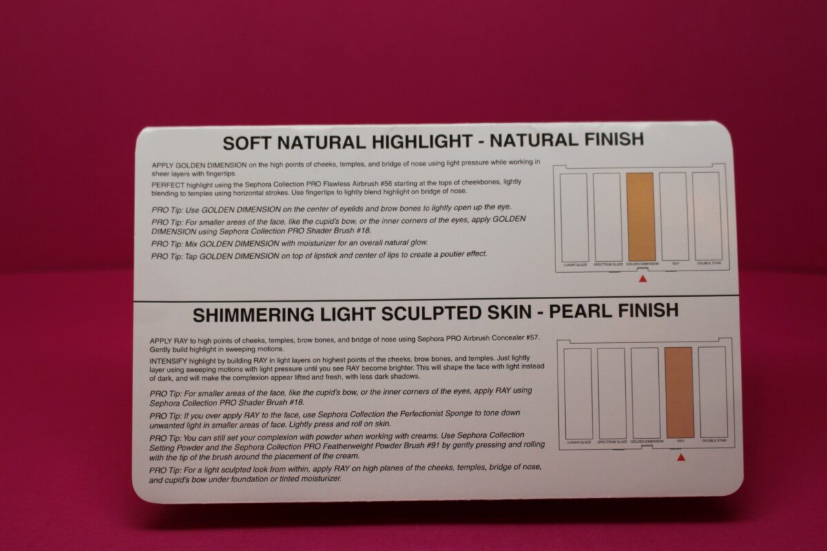 Sephora-Pro-dimensional-highlighter-palette-spring-2917-limitededition-dewy-wet-shimmer0glowy-finish