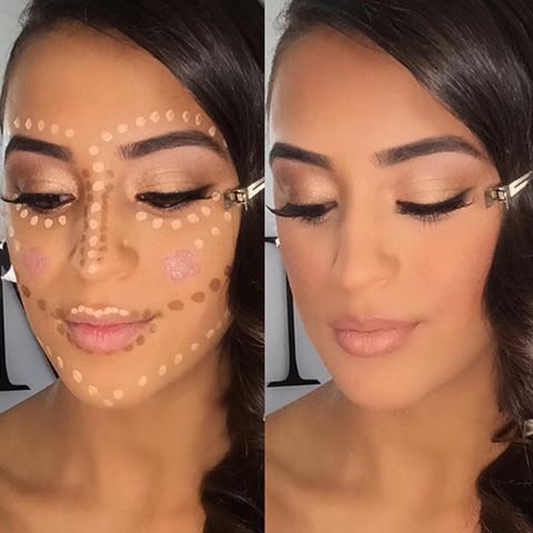 dot-touring-contouring-with-dots-of-highlighter-and-dots-of-shadow-contour-trending-2017