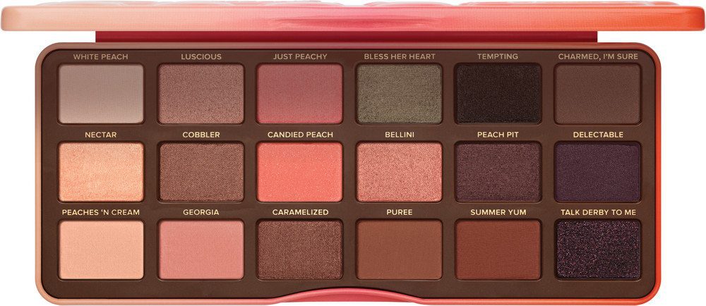 Two-Faced-Sweet-Peach-eye-shadow-palette-makeup-fragrance-inspired-peach-essence-antioxidant