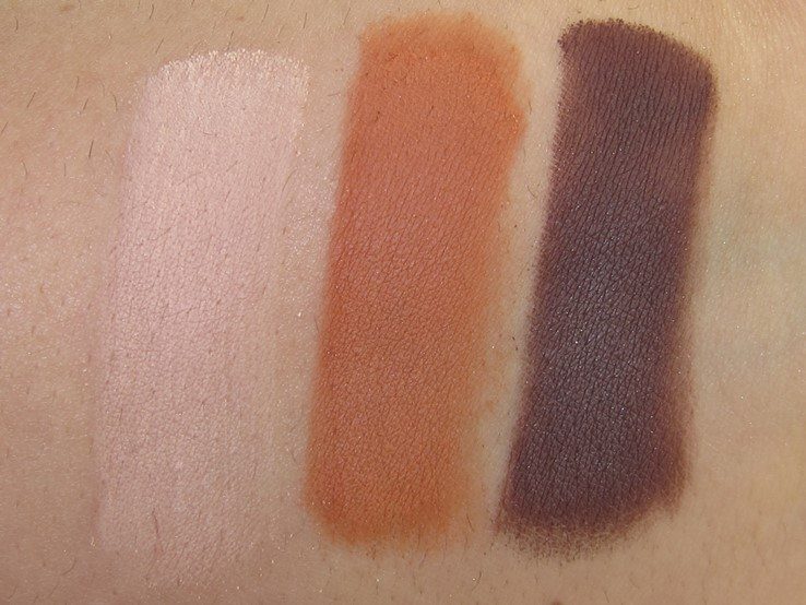 ice cream cutie swatches Double Scoop on left Bunny Fu Fu in Middle Chocolate Donut on right 