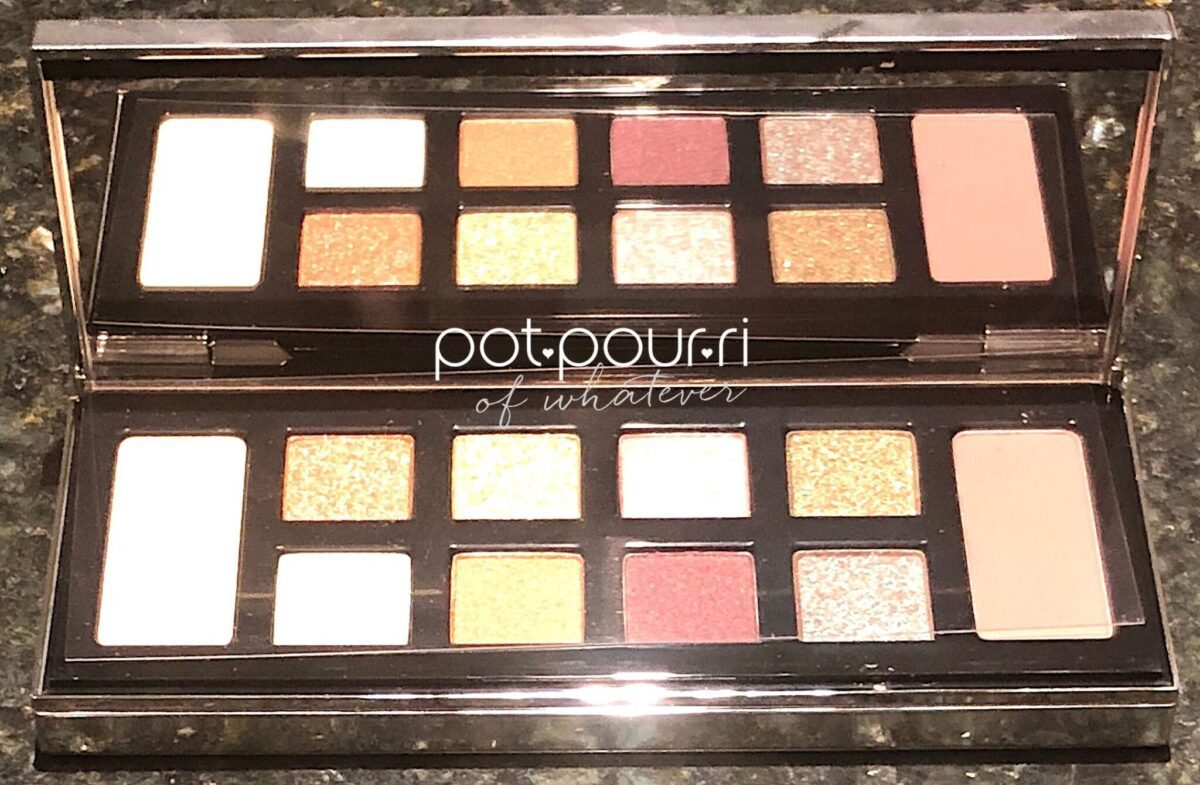 BOBBI BROWN MOLTEN DRAMA PALETTE HAS TEN SHADES AND A LARGE MIRROR INSIDE