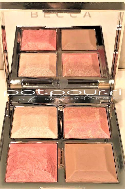 BECCA X BEST FRIENDS COLLECTION INSIDE BRONZE BLUSH AND GLOW PALETTE