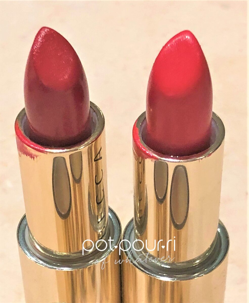 BECCA X BEST FRIENDS COLLECTION ULTIMATE LIPSTICK LOVE IN BRAVE AND HOT TAMALE