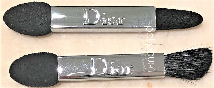 CHRISTIAN DIOR COOL WAVES EYESHADOW PALETTES HAVE 2 TWO-SIDED APPLICATORS