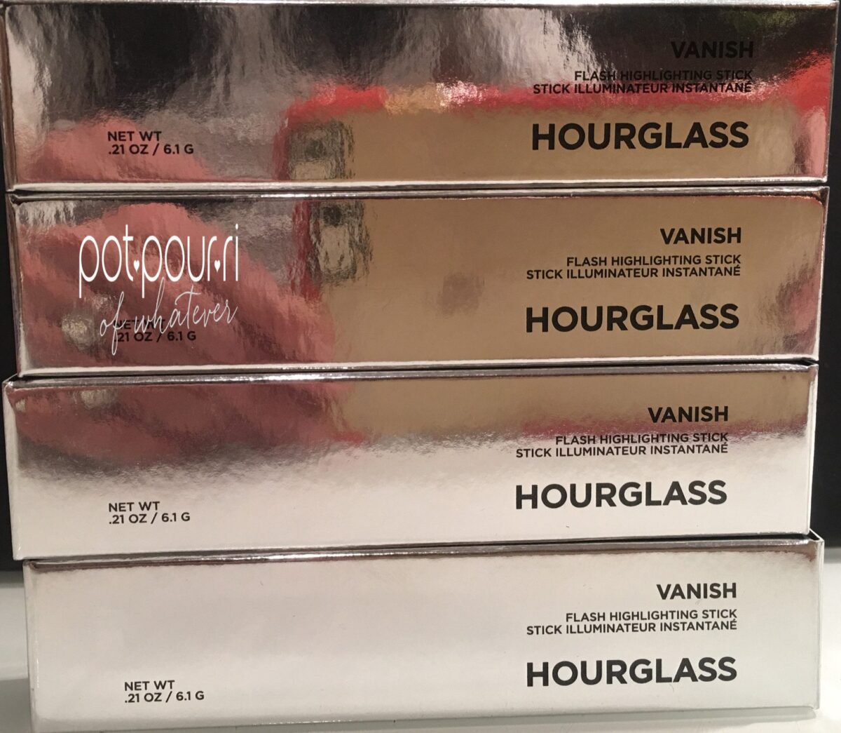 Hourglass Vanish Flash Highlighter Stick packaging