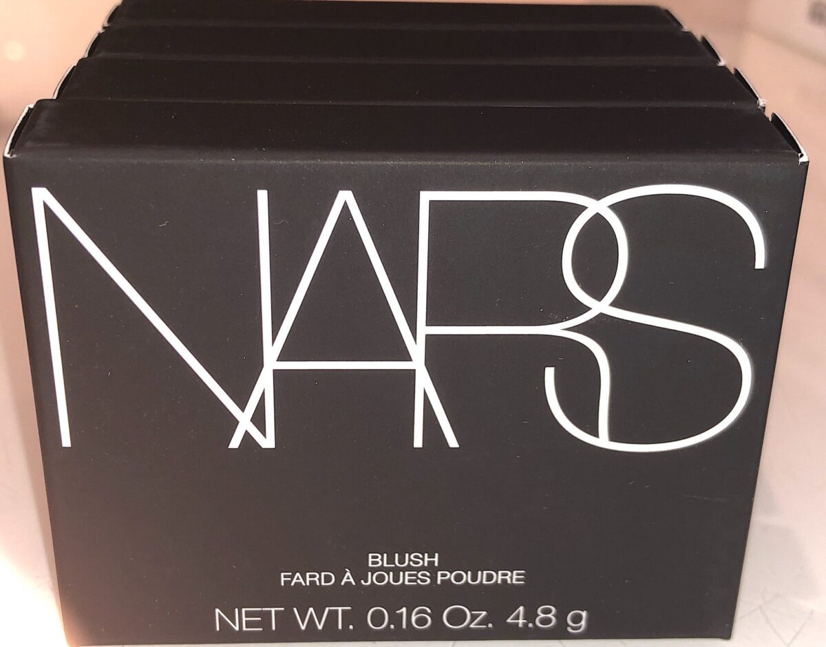 NARS ICONIC BLUSH TEN NEW COLORS OUTER PACKAGING BOX
