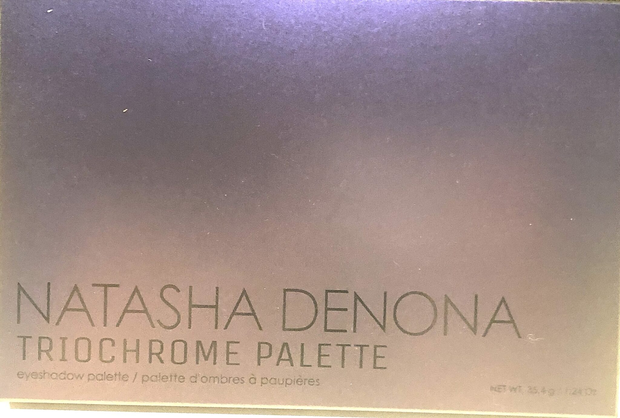 NATASHA DENONA TRIOCHROME PALETTE OUTER BOX SHADE SHIFTED