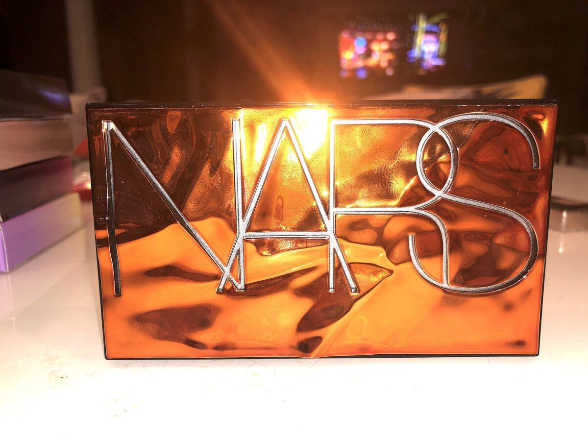 THE FRONT OF THE NARS AFTERGLOW EYESHADOW PALETTE