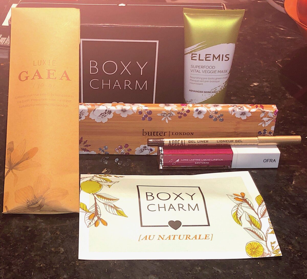 PRODUCTS FROM BOXY CHARM JULY 2019 BOX