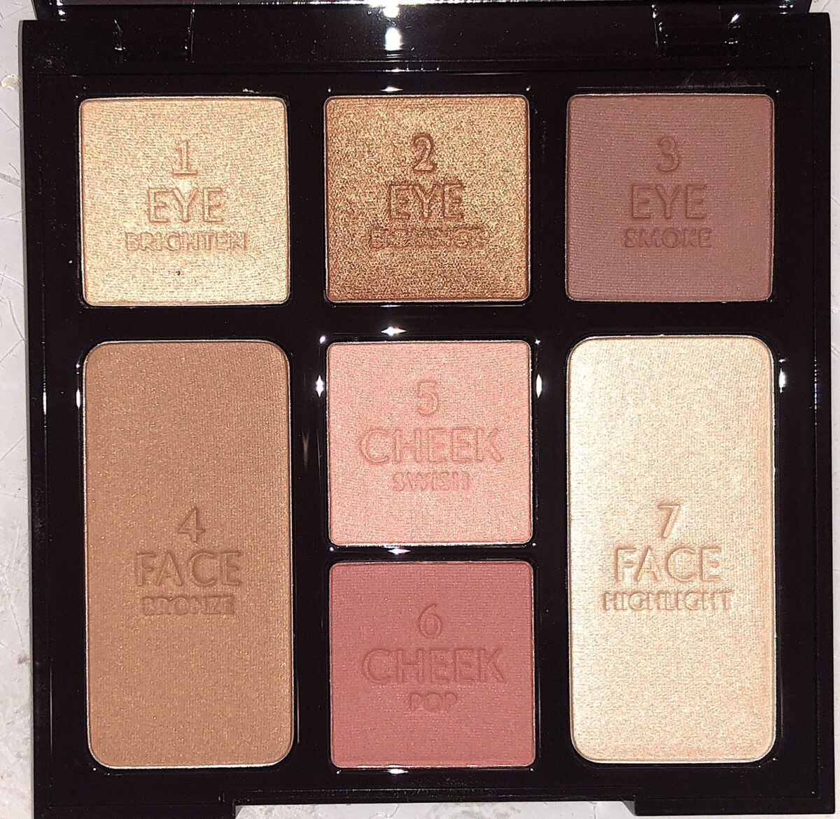 THE STONED ROSE INSTANT LOOK IN A FACE PALETTE SHADES