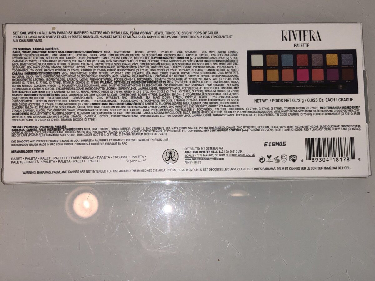 HAVE A LOOK AT THE INGREDIENTS ON THE BACK OF THE OUTER BOX!