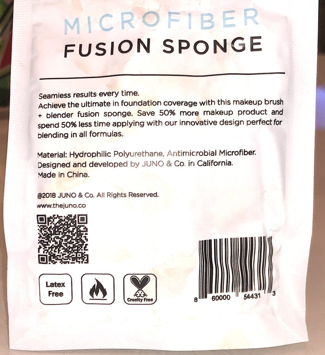 THE INGREDIENTS FOR THE MICROFIBER FUSION SPONGES