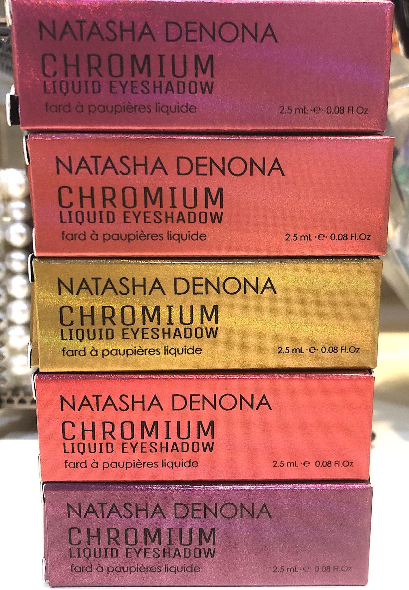 Natasha Denona Chromium Multichrome Liquid Shadow Packaging