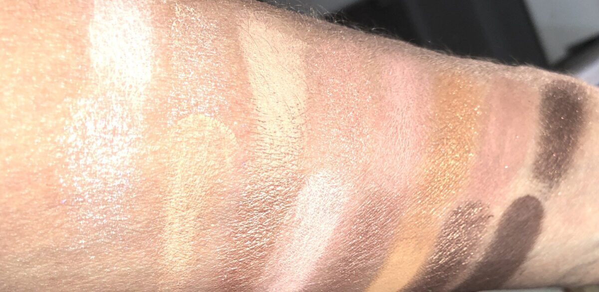 TOO FACED NATURAL NUDES EYESHADOW PALETTE SWATCHES