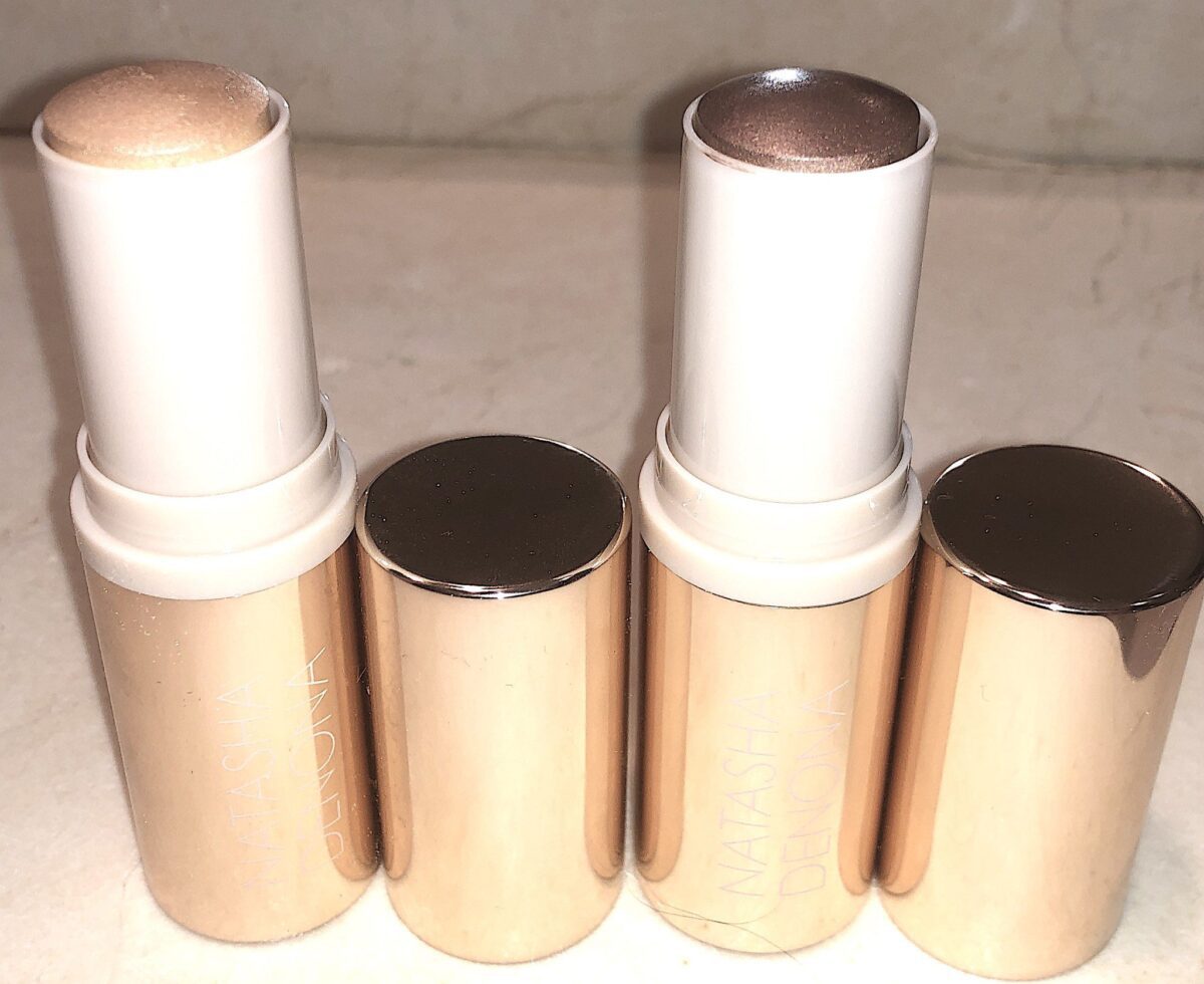 PULL THE LID OFF OF THE FACE GLOW CREAM SHIMMER STICK