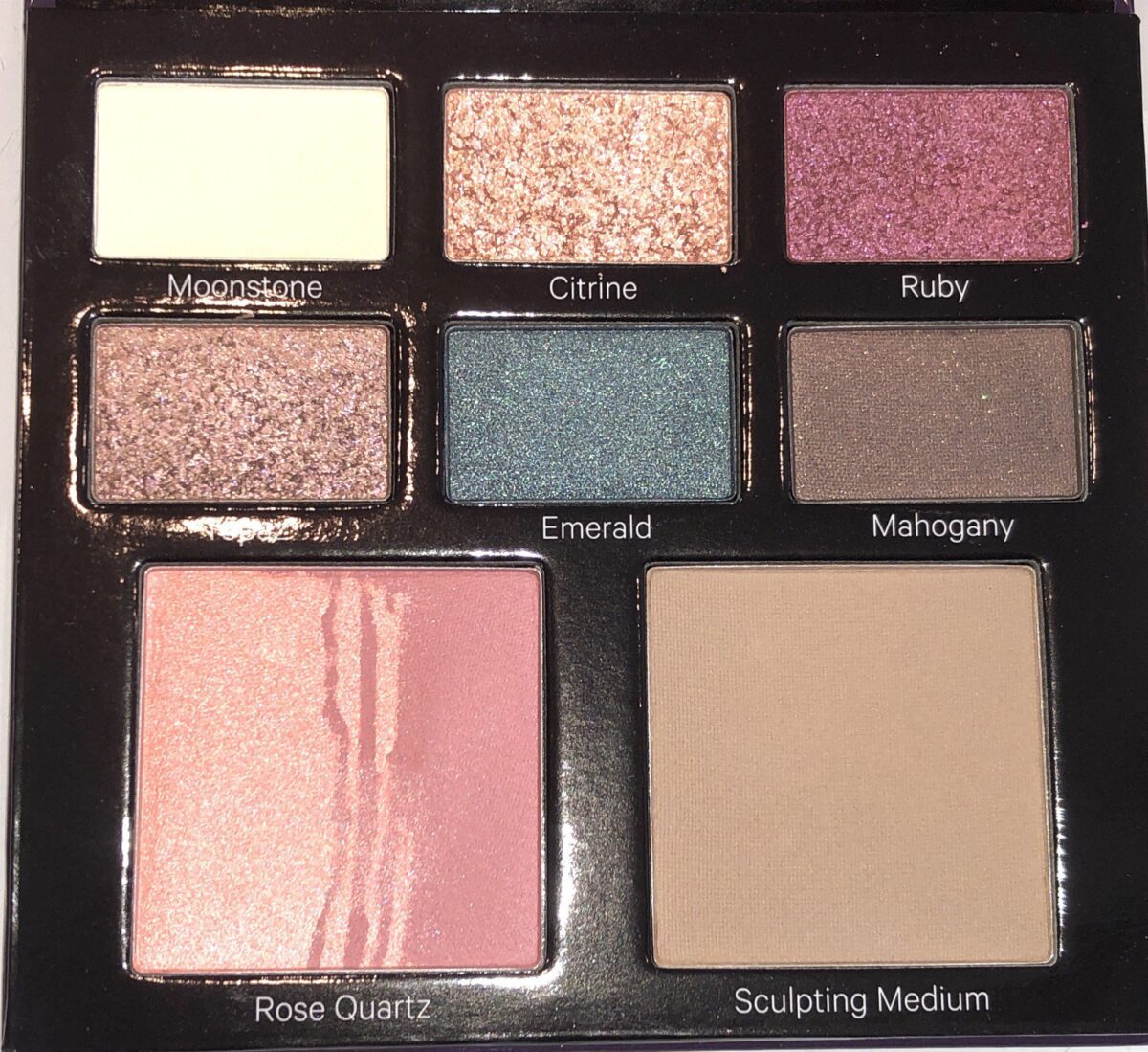 THE SHADES IN THE KEVYN AUCOIN JEWEL POP PALETTE