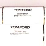 THE TOM FORD SOLEIL NEIGE BLUSH GLOW STICKS WITH THE LIDS OFF