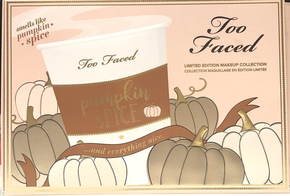 TOO FACED PUMPKIN SPICE COLLECTION OUTER BOX