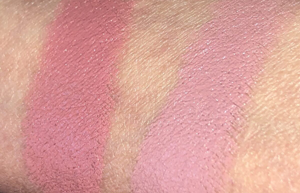 SWATCHES CELEBRATE ME ON LEFT, PROMISE ME ON RIGHT