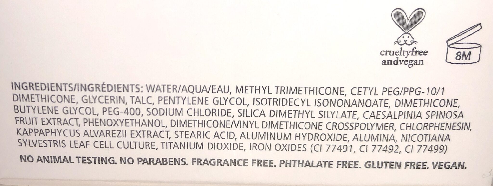 THE CHANTECAILLE FUTURE SKIN CUSHION INGREDIENTS