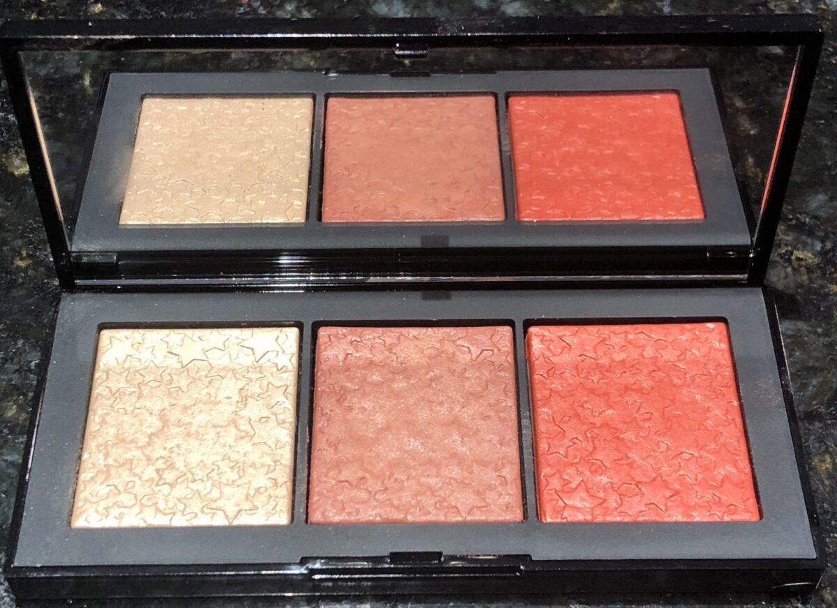 NARS STUDIO 54 HUSTLE PALETTE WITH MIRROR, ONE HIGHLIGHTER AND TWO BLUSHES