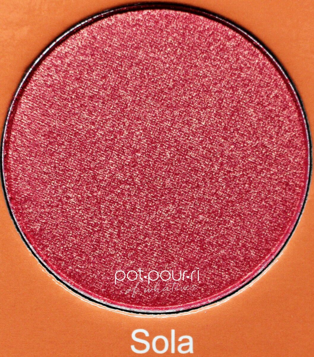 Juvia-saharan-blush-palette-vol-11-Sola-bright-pink-orange-duochrome-shimmer
