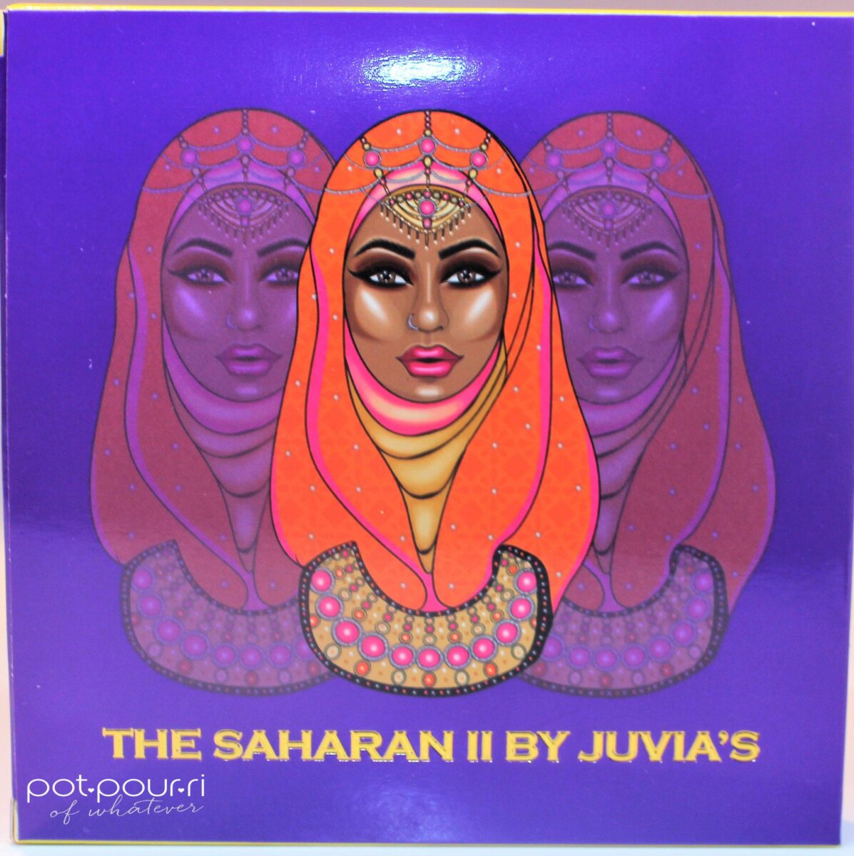 Juvia's Saharan 11 Eyeshadow Palette packaging