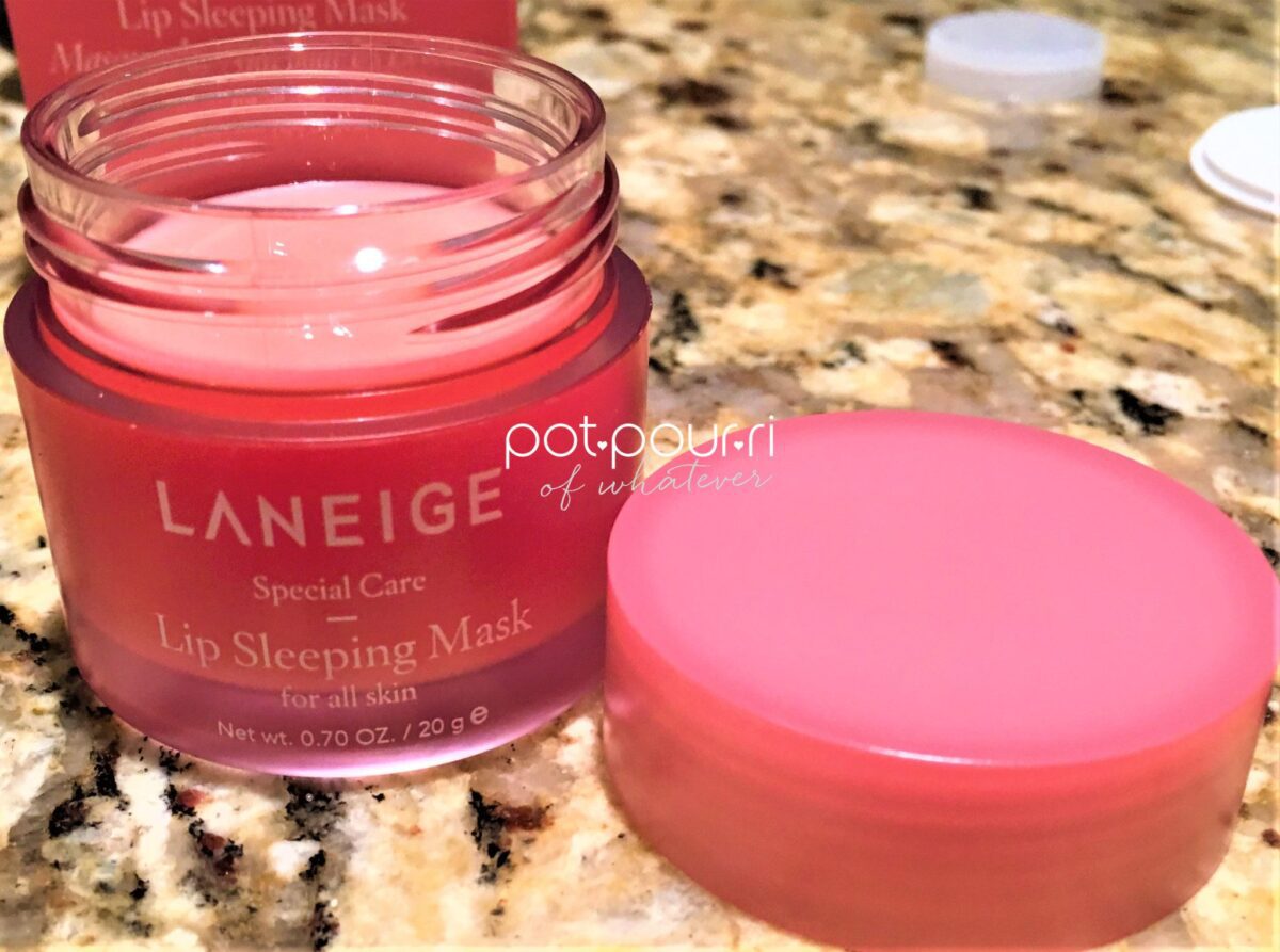 Laneige Lip Sleeping mask formula is pink and balm like