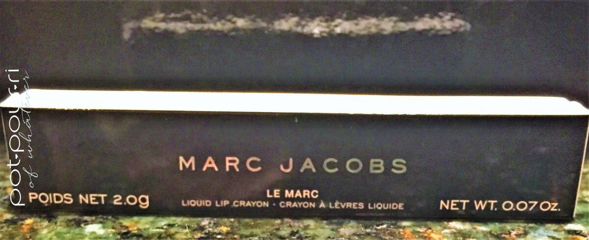 Le Marc Jacobs Liquid Lip Crayon Packaging