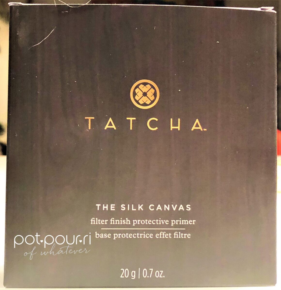 Tatcha Silk Canvas Protective Primer and Filter Packaging Box
