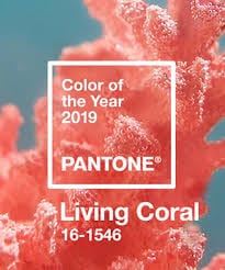 color of the year 2019 living coral