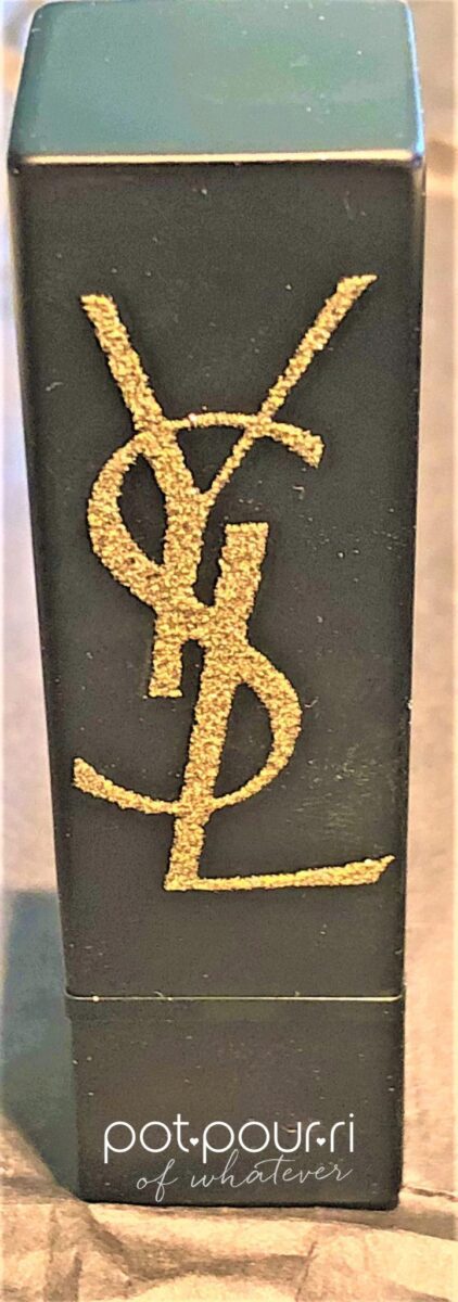 YSL NEW MATTE PACKAGING WITH GOLD GLITTER LOGO