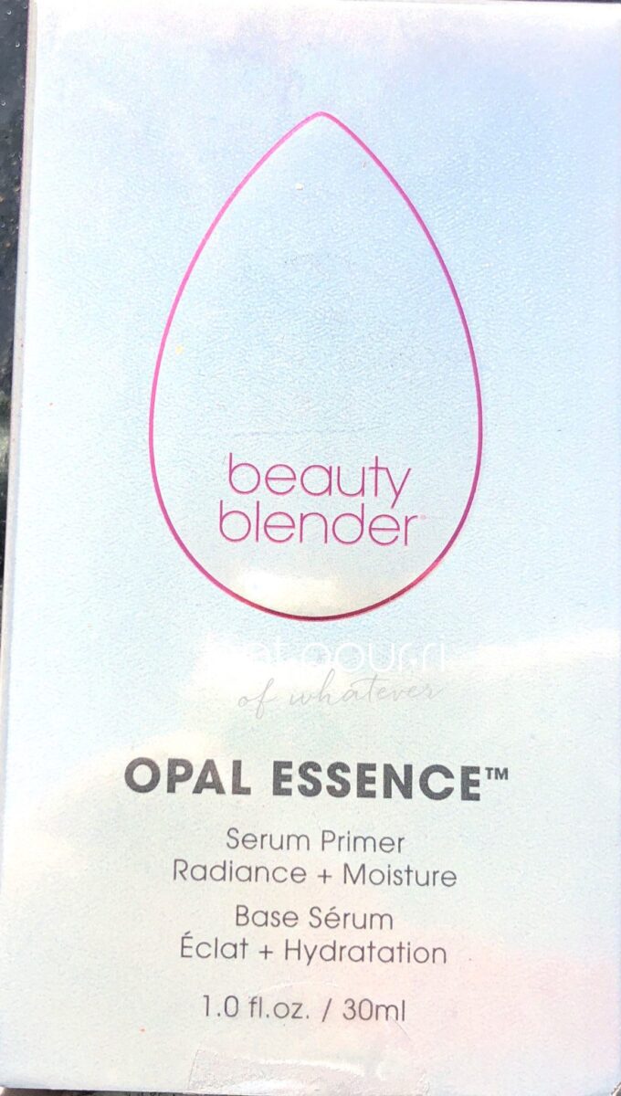 Packaging for Beauty Blender Opal Essence Primer