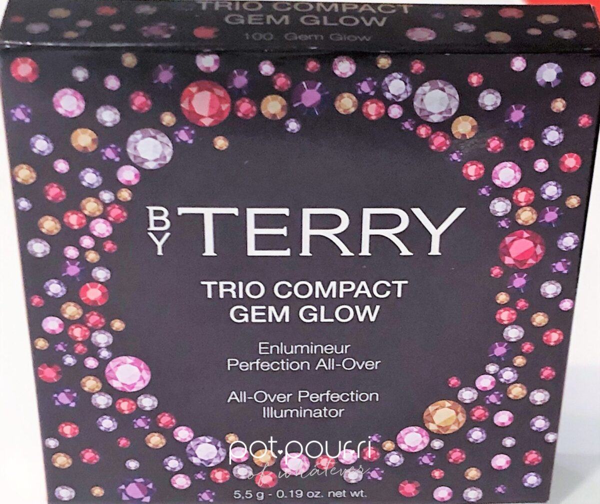 BY tERRY pACKAGING BOX GLOW GEMS TRIO COMPACT