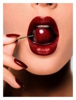 Deep Cherry Red Lipstick Shade Trending for Fall