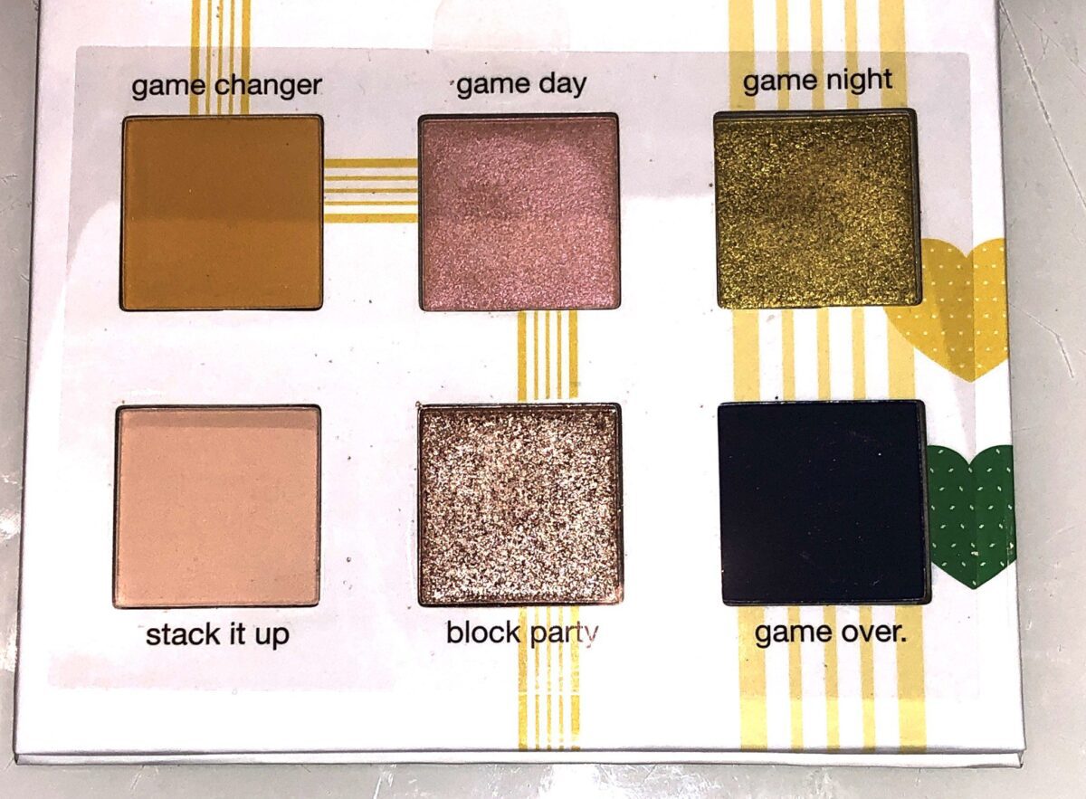THE SIX GAME ON EYESHADOWS COME IN THREE FINISHES