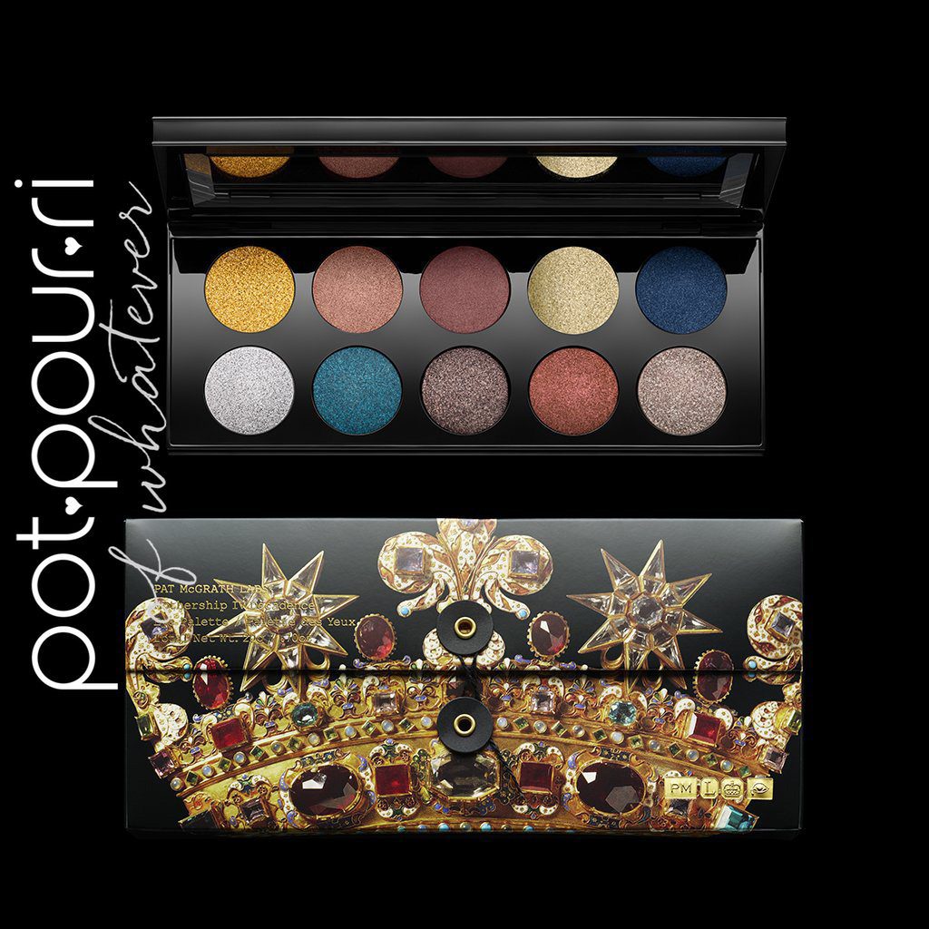 Pat McGrath Mothership IV Decadence palette comes in crown box