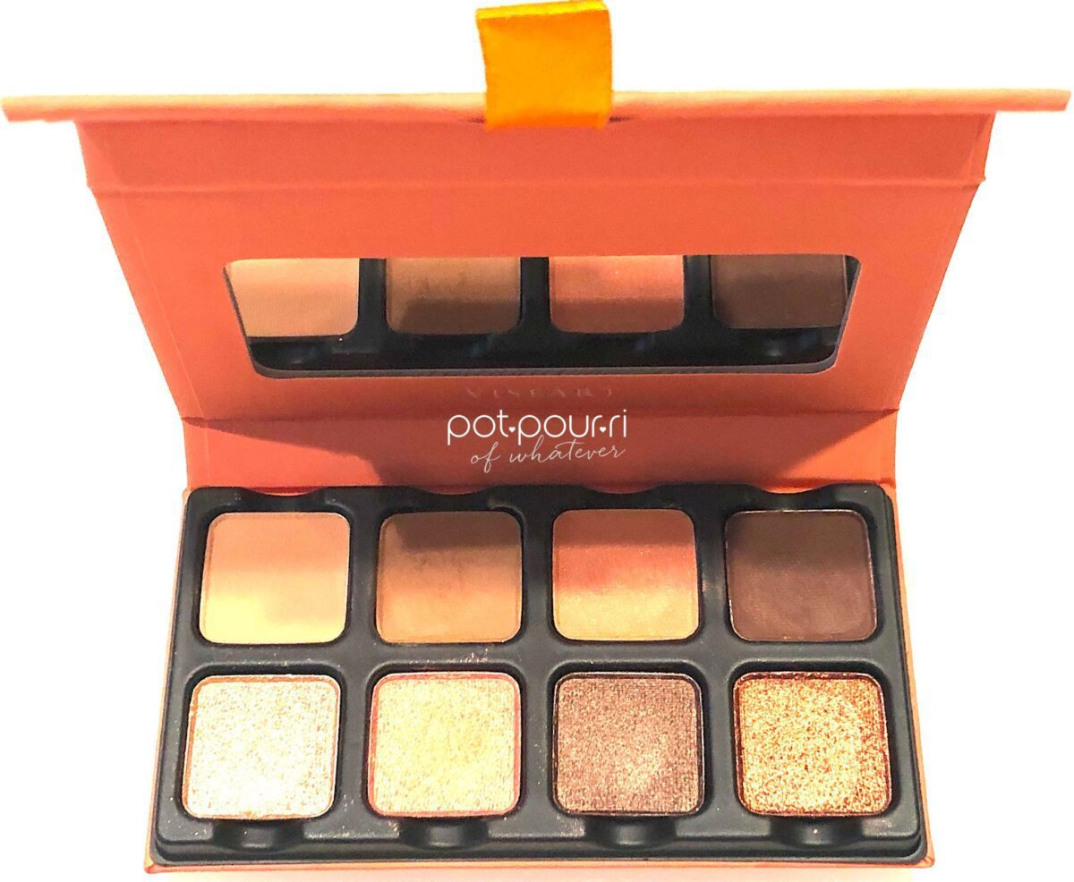 THE APRICOTINE PALETTE TOP ROW FROM LEFT TO RIGHT SHADES
